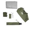 vidaXL Camping Tent Dome 4-Person Olive Green Waterproof