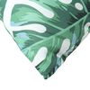 vidaXL Sofa Cushion Set of 4 Leaf Pattern 100% Polyester 19.7 x 19.7 in