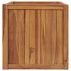 vidaXL Raised Bed Teak Solid Teak Wood Medium Durable Raised Bed