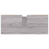 vidaXL Bathroom Cabinet Grey Sonoma Engineered wood, iron Medium