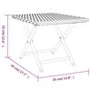 vidaXL Folding Table Brown PE rattan, powder-coated steel Compact