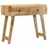 vidaXL Console Table Rough Mango Wood Solid Mango Wood Medium