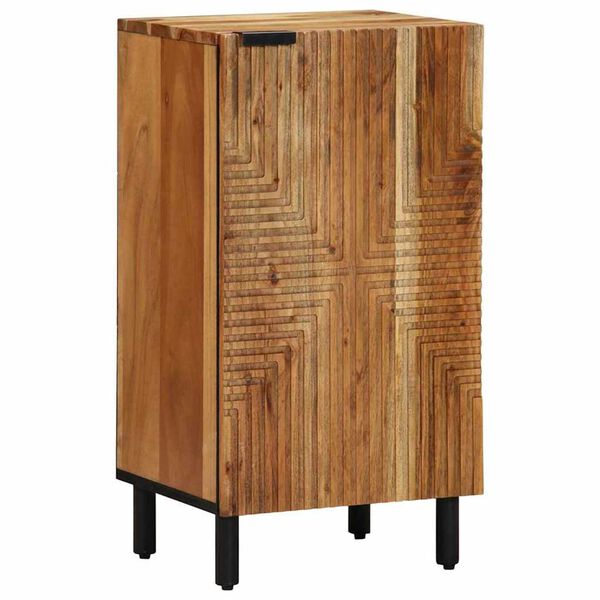 vidaXL Sideboard with Shelf Brown 40 x 33 x 75 cm Solid Acacia wood