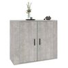 vidaXL Sideboard Concrete Grey Engineered Wood Medium Sideboard