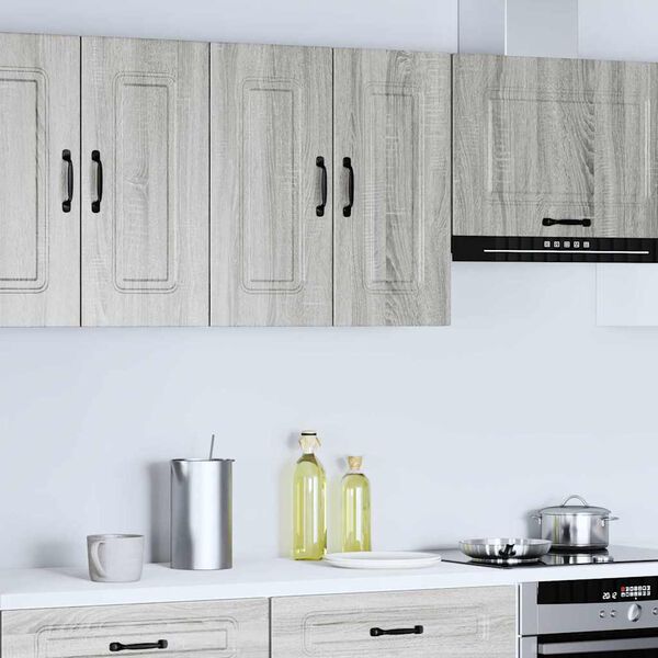 vidaXL Kitchen Wall Cabinet Grey sonoma Engineered wood Medium