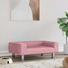 vidaXL Dog Bed Pink 70x45 x 10.4 " Velvet