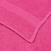 vidaXL Towel Set Pink 100% Cotton Guest, Hand, Shower Minimalist