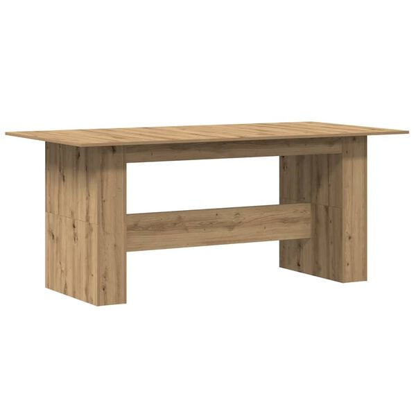 vidaXL Dining Table Artisan oak Engineered wood Large Durable