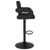 vidaXL Bar Stool Set of 2 Black