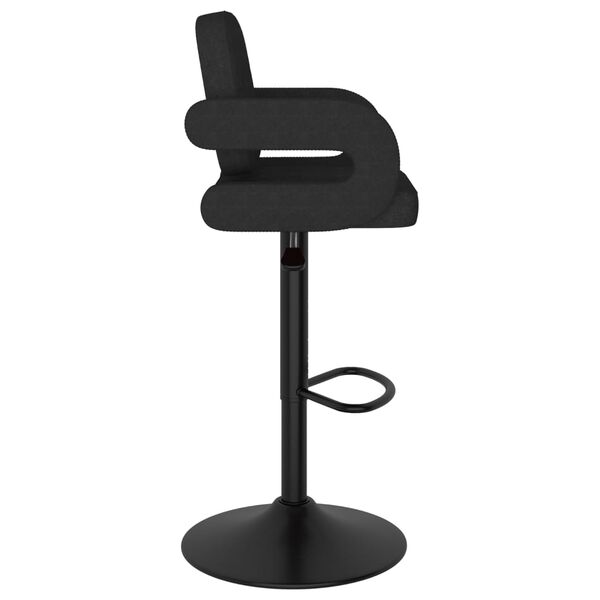 vidaXL Bar Stool Set of 2 Black