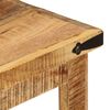 vidaXL Console Table Natural Solid Mango Wood 39.4 x 11.8 x 29.5 in