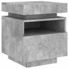 vidaXL Bedside Cabinet Concrete Grey Engineered Wood Compact