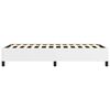 vidaXL Bed Frame White Faux leather, plywood, engineered wood Twin XL