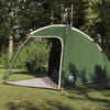 vidaXL Tent Folding Green 370 x 230 x 185 cm Polyester and fibreglass