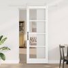 vidaXL Sliding Door ORKDAL White 30.71 x 83.07 in