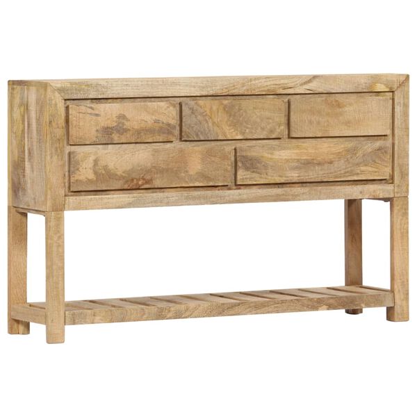 vidaXL Sideboard Natural Solid Mango Wood Medium Sideboard Rectangular