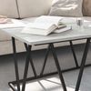 vidaXL Coffee Table Grey 39.37 x 19.69 x 15.75 in