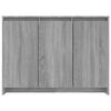 vidaXL Sideboard Gray Sonoma 40.2"x13"x29.5" Engineered Wood