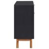 vidaXL Sideboard 35.4"x13.2"x29.5" Solid Acacia Wood and MDF