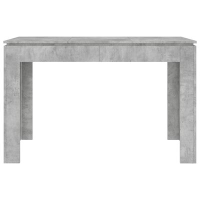 vidaXL Dining Table Concrete Gray 47.2"x23.6"x29.9" Engineered Wood