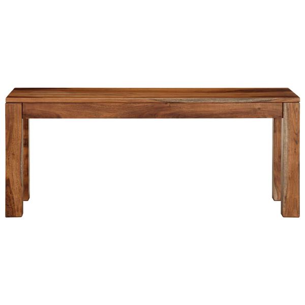 vidaXL Bench Honey Solid Acacia wood Medium Durable Bench