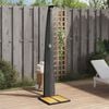vidaXL Outdoor Shower Black