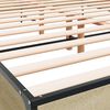 vidaXL Bed Frame Sonoma oak Engineered wood, metal Double Bed Frame
