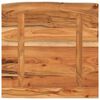 vidaXL Bathroom Countertop Natural Solid Acacia wood 23.6 x 23.6 in