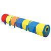 vidaXL Play Tunnel Multicolor 170T polyester, steel, PE (polyethylene)