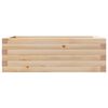 vidaXL Garden Planter Natural Wood Solid Pine Wood 27.6x15.7x9.1 in