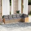 vidaXL Garden Sofa Set Beige