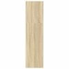 vidaXL Bookcase Sonoma Oak Engineered Wood Medium Bookshelves