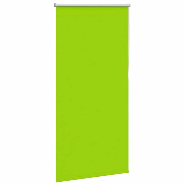 vidaXL Roller Blind Leaves Green 100% Polyester 31.5 x 51.2 in Durable
