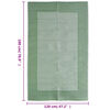 vidaXL Outdoor Rug Green Polypropylene 47.2 x 70.9 in Decorative Inlays