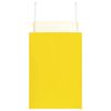 vidaXL Paper Bags 50 pcs with Handles Yellow 12.6x6.7x9.8"