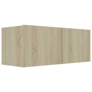 vidaXL TV Cabinet Sonoma Oak Engineered Wood 31.5 x 11.8 x 11.8 in