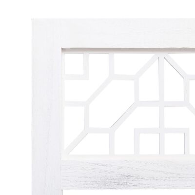 vidaXL 6-Panel Room Divider Cream 82.7"x65" Fabric