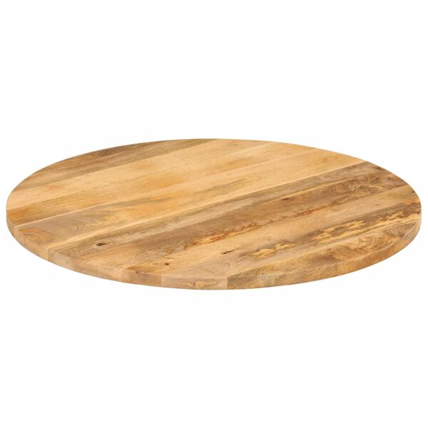 vidaXL Table Top &Oslash; 31.5"x1.5" Round Solid Wood Mango