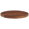 vidaXL Table Top &Oslash; 19.7"x1.5" Round Solid Wood Reclaimed