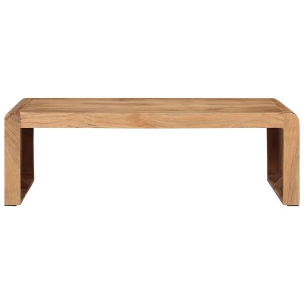 vidaXL Coffee Table Natural Wood Solid Acacia wood Medium Durable