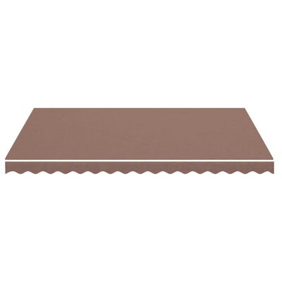 vidaXL Replacement Fabric for Awning Brown 13.1'x9.8'