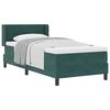 vidaXL Box Spring Bed Dark Green 78.74 x 35.43 in Polyester