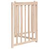 vidaXL Dog Gate Foldable 3 Panels 59.1 " Solid Wood Fir