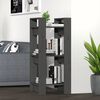 vidaXL Book Cabinet Bookshelf Rectangular Rustic Appealing Design
