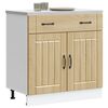 vidaXL Kitchen Base Cabinet Sonoma Oak Engineered Wood Medium
