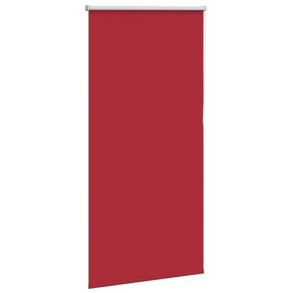 vidaXL Roller Blind Red 100% Polyester 29.5x59.1 in Height-Adjustable