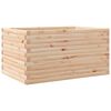 vidaXL Garden Planter Natural wood Solid pine wood Medium Garden Planter