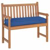 vidaXL Pallet Cushion for Bench Royal blue 110 x 40 x 8 cm