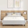 vidaXL Headboard with Cabinet 3 pcs Artisan Oak Engineered Wood