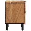 vidaXL Bedside Cabinet Set of 2 Natural Acacia Solid Acacia Wood Compact